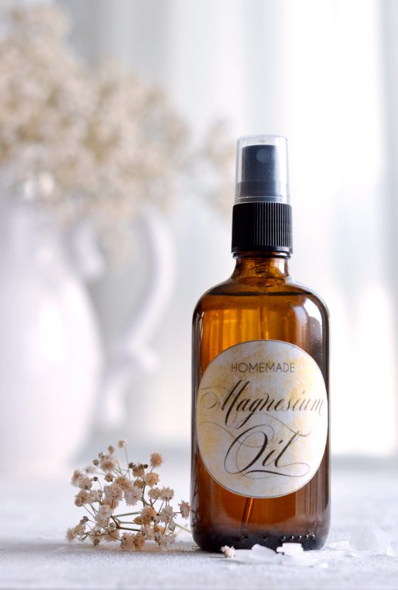 How to make magnesium oil + free printable labels - Dreams Factory