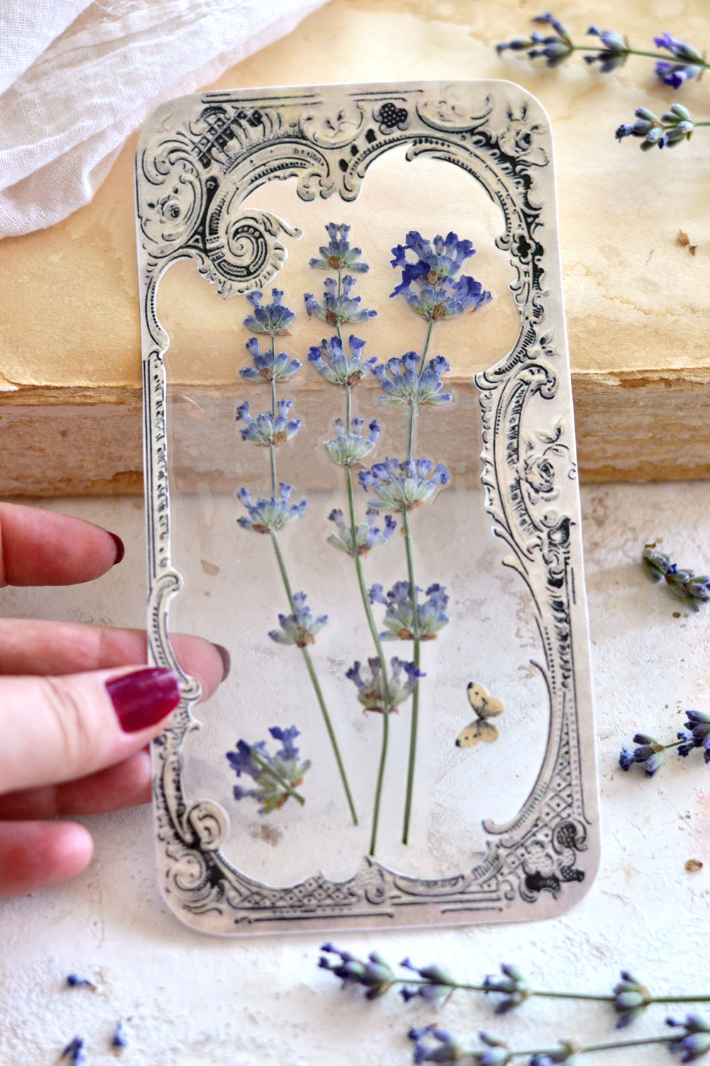 lavender bookmarks