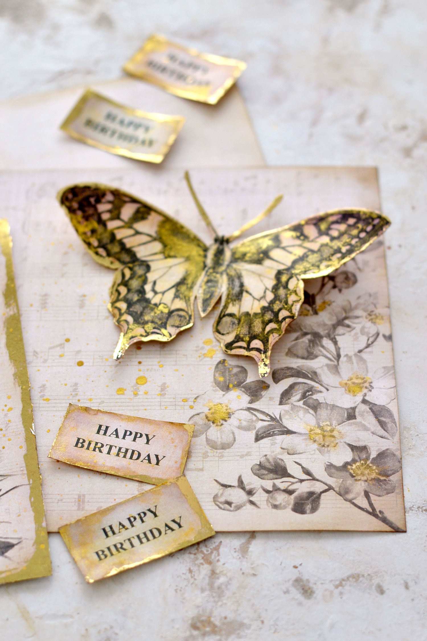 DIY Pop up Butterfly card